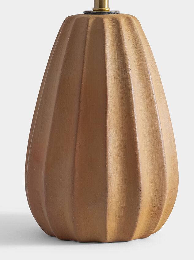 Iris Terracotta Table Lamp Detail 4 - TULLABEE