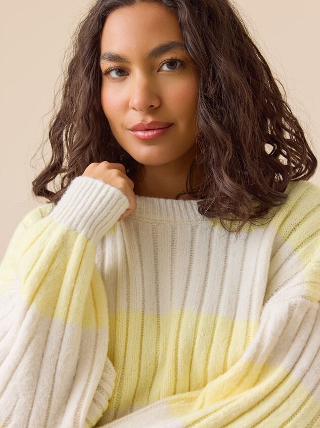 Annette Striped Sweater Detail 4 - TULLABEE