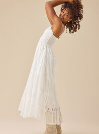 Tami Lace Tiered Maxi Dress Detail 4 - TULLABEE