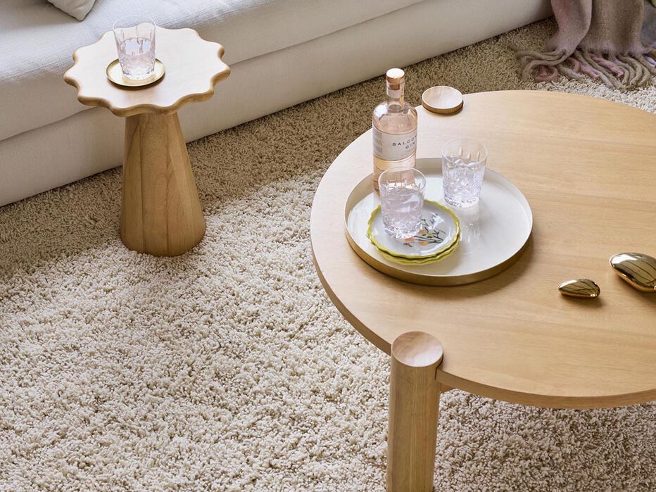 Ruby Wood Coffee Table - TULLABEE - 