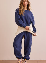 Rising Star Sweatshirt Detail 6 - TULLABEE