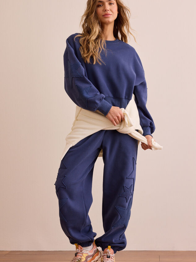 Rising Star Sweatshirt Detail 6 - TULLABEE