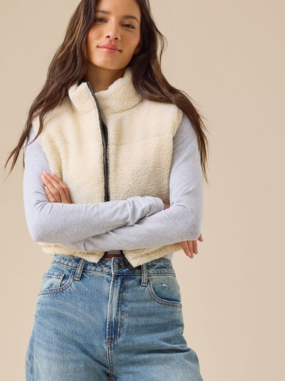 Leilani Reversible Cropped Vest - TULLABEE