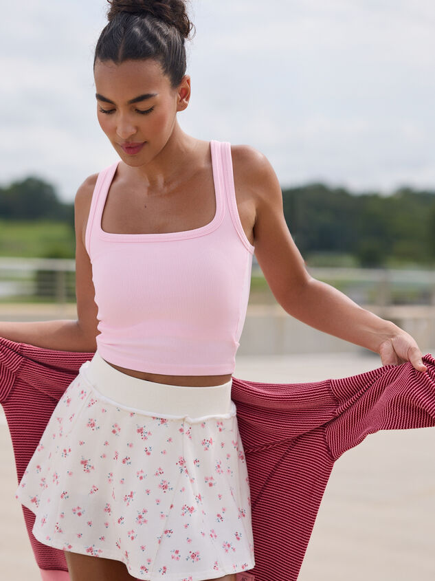 Day Out Floral Skort Detail 5 - TULLABEE