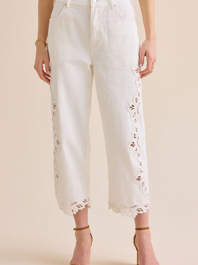 Ivy Eyelet Jean Detail 4 - TULLABEE