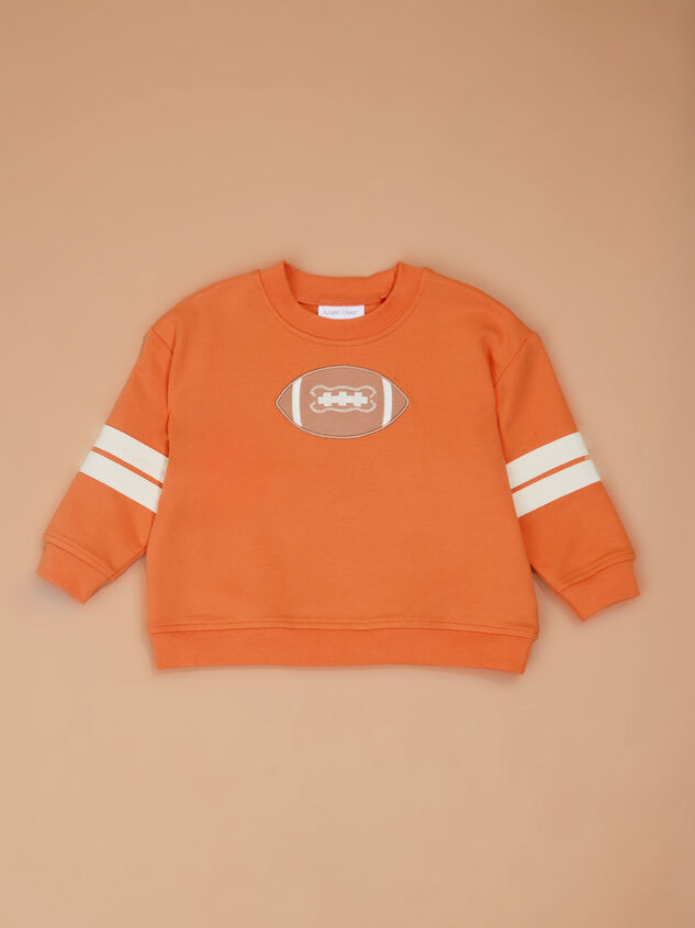 Varsity Stripe Embroidered Sweatshirt - TULLABEE