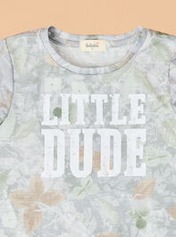 Little Dude Graphic Tee Detail 3 - TULLABEE
