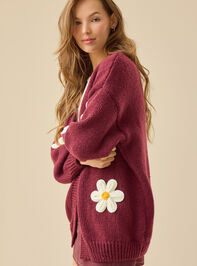 Josie 3D Flower Cardigan Detail 8 - TULLABEE