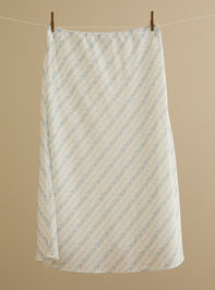 Hanah Floral Midi Skirt Detail 3 - TULLABEE