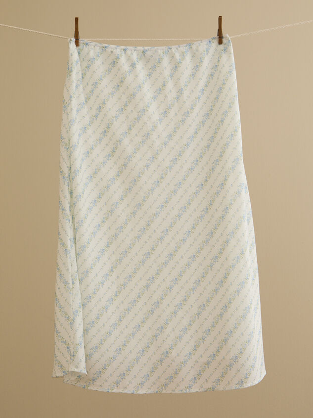 Hanah Floral Midi Skirt Detail 3 - TULLABEE