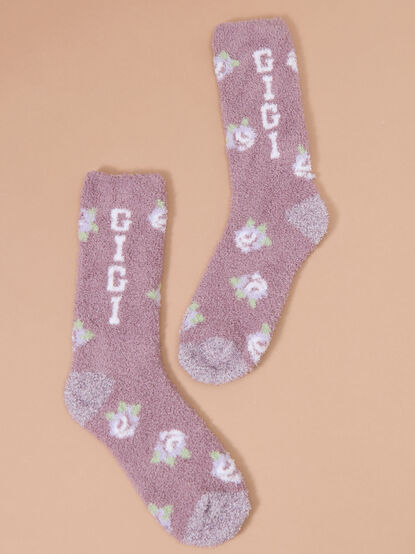 Gigi Floral Cozy Socks - TULLABEE