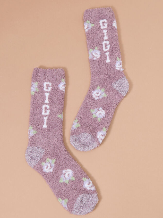 Gigi Floral Cozy Socks - TULLABEE