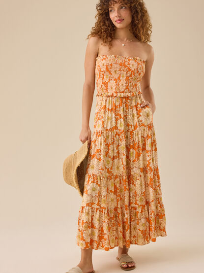 Océane Floral Maxi Dress - TULLABEE