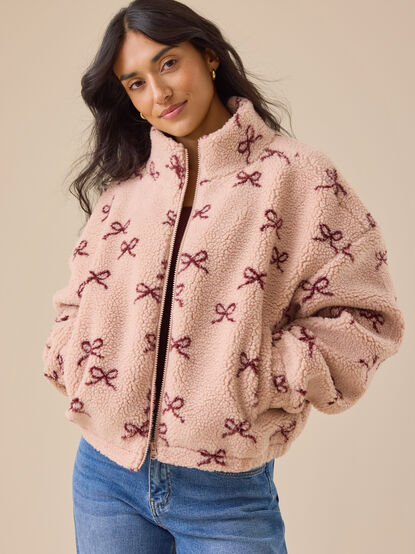 Coco Mama Bow Jacket by Rylee + Cru - TULLABEE