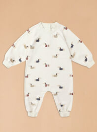 Dachshund Raglan Jumpsuit by Rylee + Cru - TULLABEE