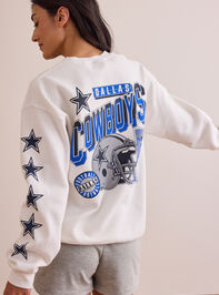 Dallas Cowboys Star Sleeve Pullover - TULLABEE