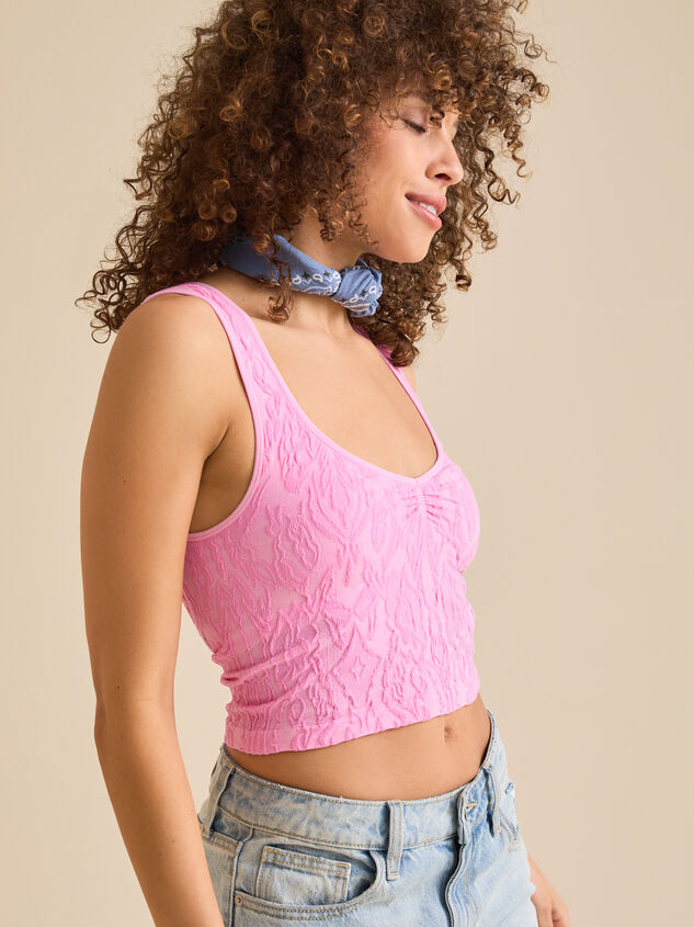 Everday Seamless Floral Cami Detail 3 - TULLABEE