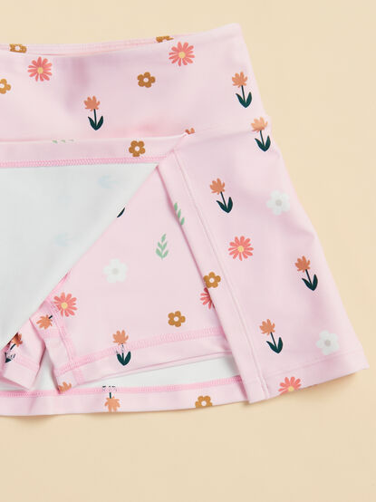 Macie Floral Athletic Skort - TULLABEE