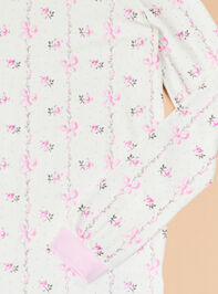 Floral Bow Lounge Set Detail 3 - TULLABEE