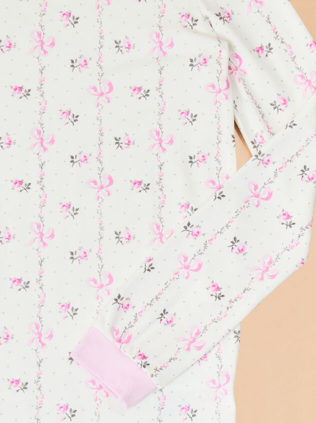 Floral Bow Lounge Set Detail 3 - TULLABEE