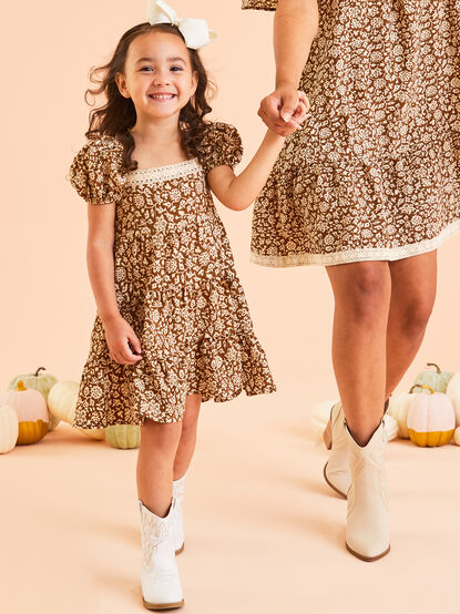 Aurelia Floral Dress - TULLABEE