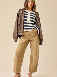 Waverly Stripe Crew Neck Detail 2 - TULLABEE