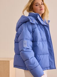 Frosted Wishes Puffer Jacket Detail 2 - TULLABEE