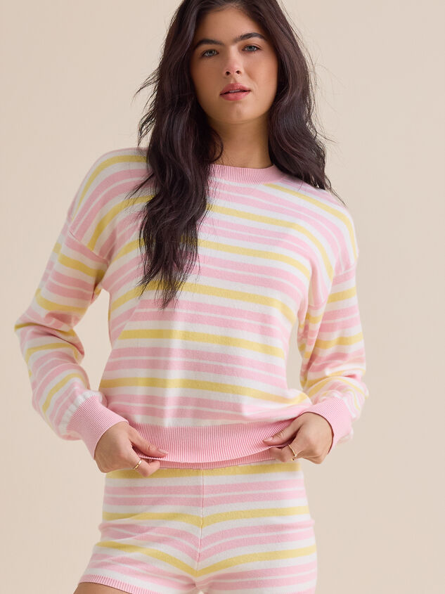 Bella Striped Sweater Detail 3 - TULLABEE