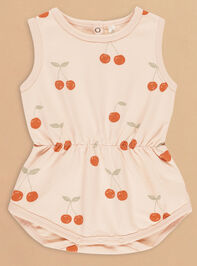 Cherries Cinch Playsuit by Rylee + Cru - TULLABEE