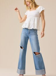 Leylani Tiered Babydoll Top Detail 2 - TULLABEE