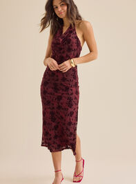 Selene Cowl Neck Midi Dress - TULLABEE