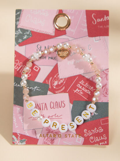 Be Present Beaded Bracelet - TULLABEE