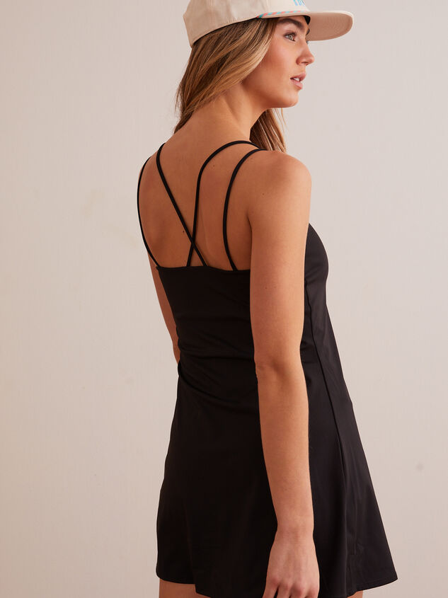 Allstar Bow Cross Back Dress Detail 5 - TULLABEE