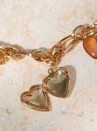 Locket Heart Charm Bracelet Detail 3 - TULLABEE