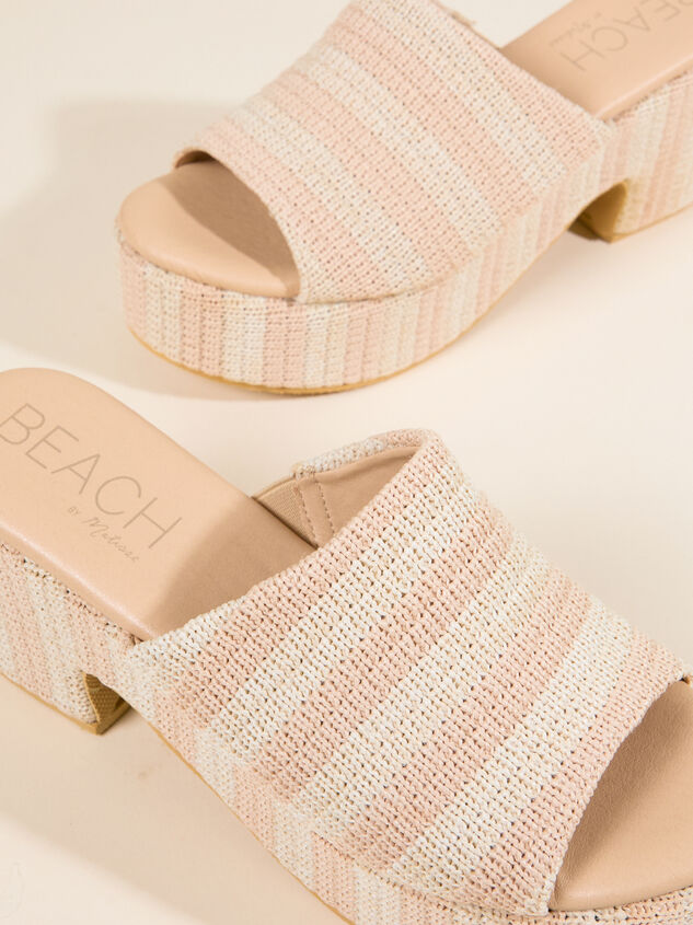 Terry Woven Chunky Heel Detail 2 - TULLABEE