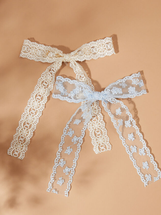 Shimmer Ribbon Bow Pack Detail 2 - TULLABEE