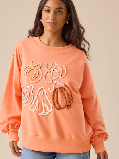 Crochet Pumpkin Pullover - TULLABEE