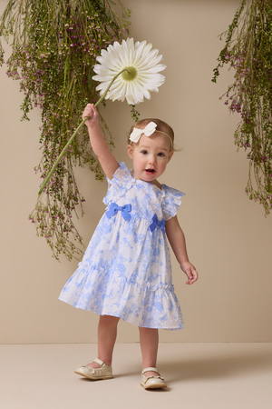 Serene Sky Toddler Dress with Headband - Altar'd State - 