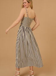 Josey Stripe Maxi Dress Detail 7 - TULLABEE
