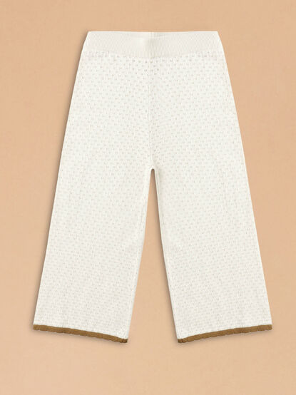 Isabella Pointelle Knit Pant By Rylee + Cru - TULLABEE