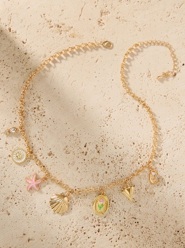 Sunkissed Starfish Charm Necklace Detail 2 - TULLABEE