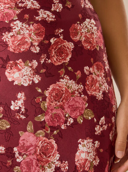 Cassidy Floral Midi Skirt - TULLABEE