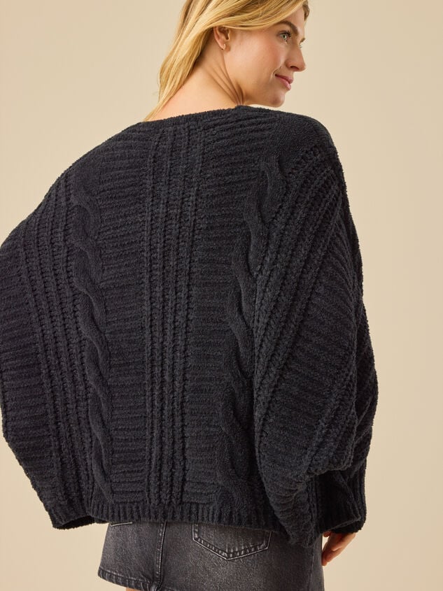 Luna Open Front Cardigan Detail 5 - TULLABEE