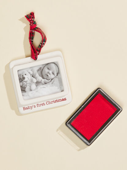 Baby's First Christmas Handprint Ornament - TULLABEE