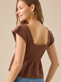 Brynlee Floral Babydoll Top Detail 5 - TULLABEE