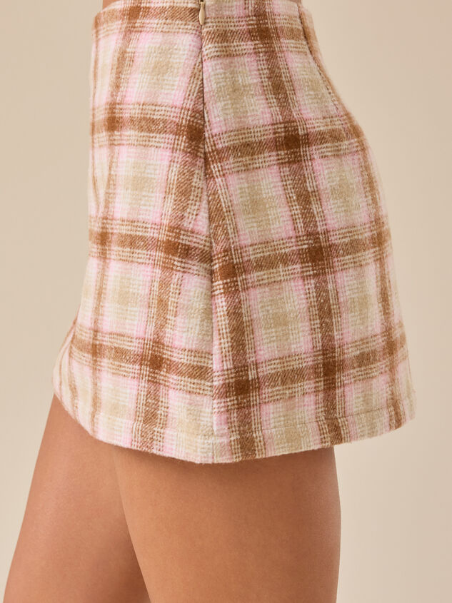 Kati Plaid Skort Detail 5 - TULLABEE