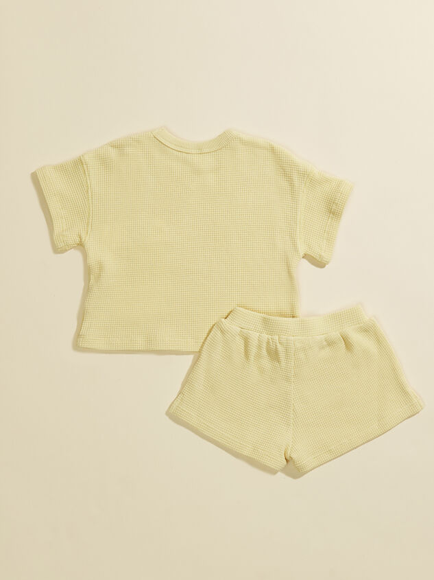 Charlie Baby Tee and Shorts Set by Quincy Mae Detail 2 - TULLABEE