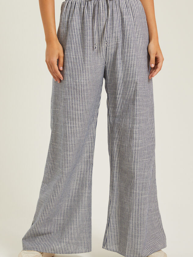Margi Striped Pants Detail 2 - TULLABEE