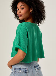 Alessia Ribbed Top Detail 3 - TULLABEE