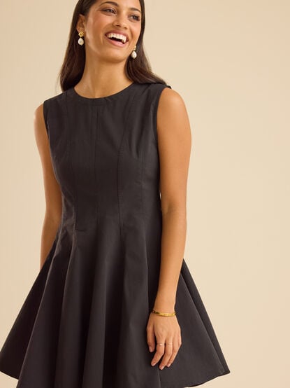 Shay Pleated Mini Dress - TULLABEE